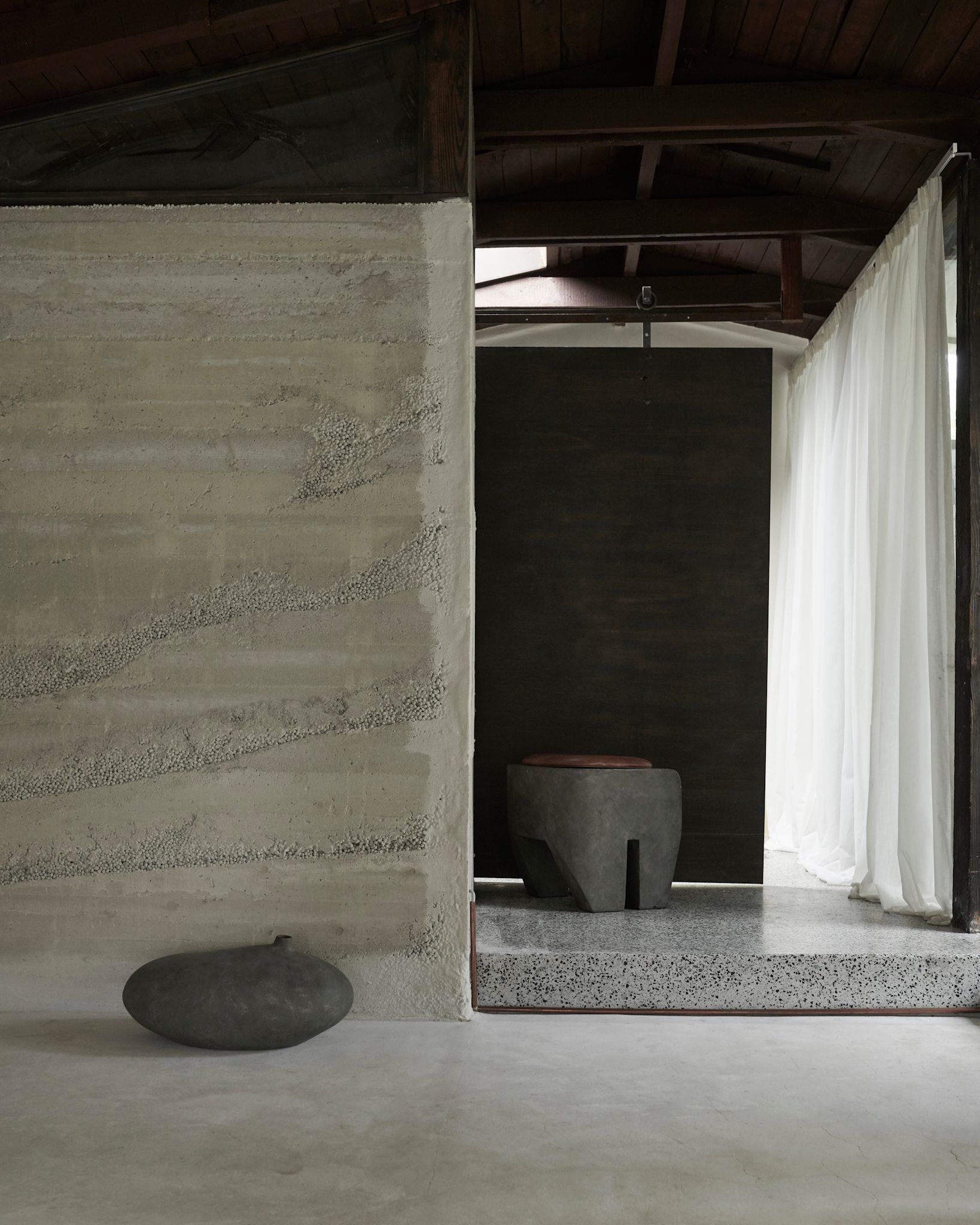 101 Copenhagen - Sculpt Stool - Concrete - Stool