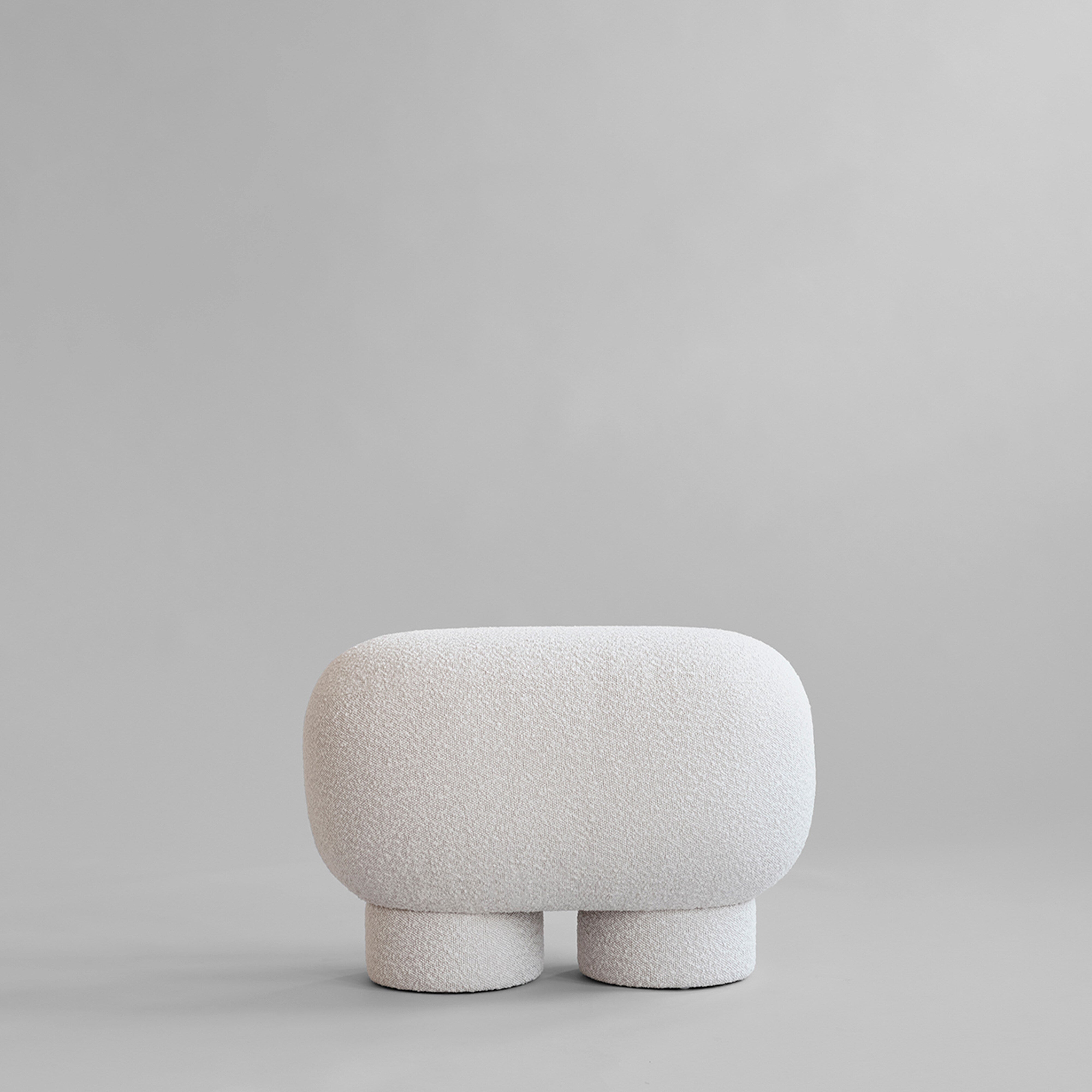 Big Foot Bench, Petit - Off White | Bouclé | 101 Copenhagen