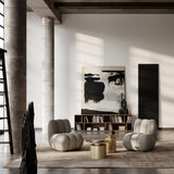 101 Copenhagen - Pillar Table, Tall - Brass - Coffee or Side Table