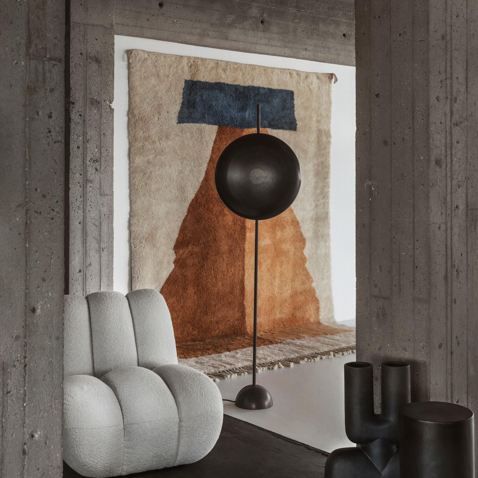 101 Copenhagen - Cobra Vase Double, Hexa - Black - Vase