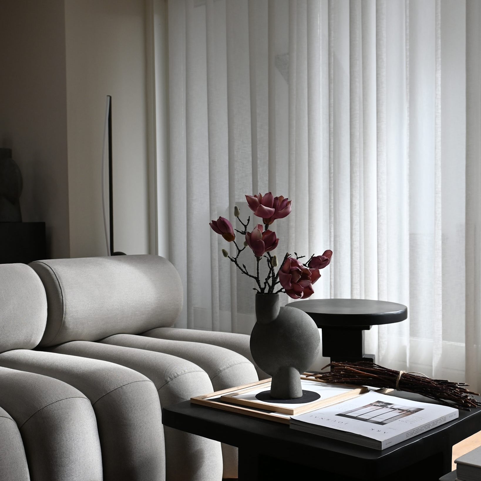 101 Copenhagen - Sphere Vase Bubl, Medio - Dark Grey - Vase