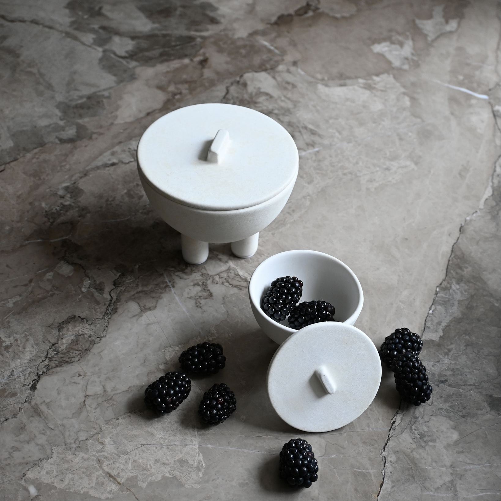 101 Copenhagen - Duck Jar, Medio - Bone White - Decorative Jars