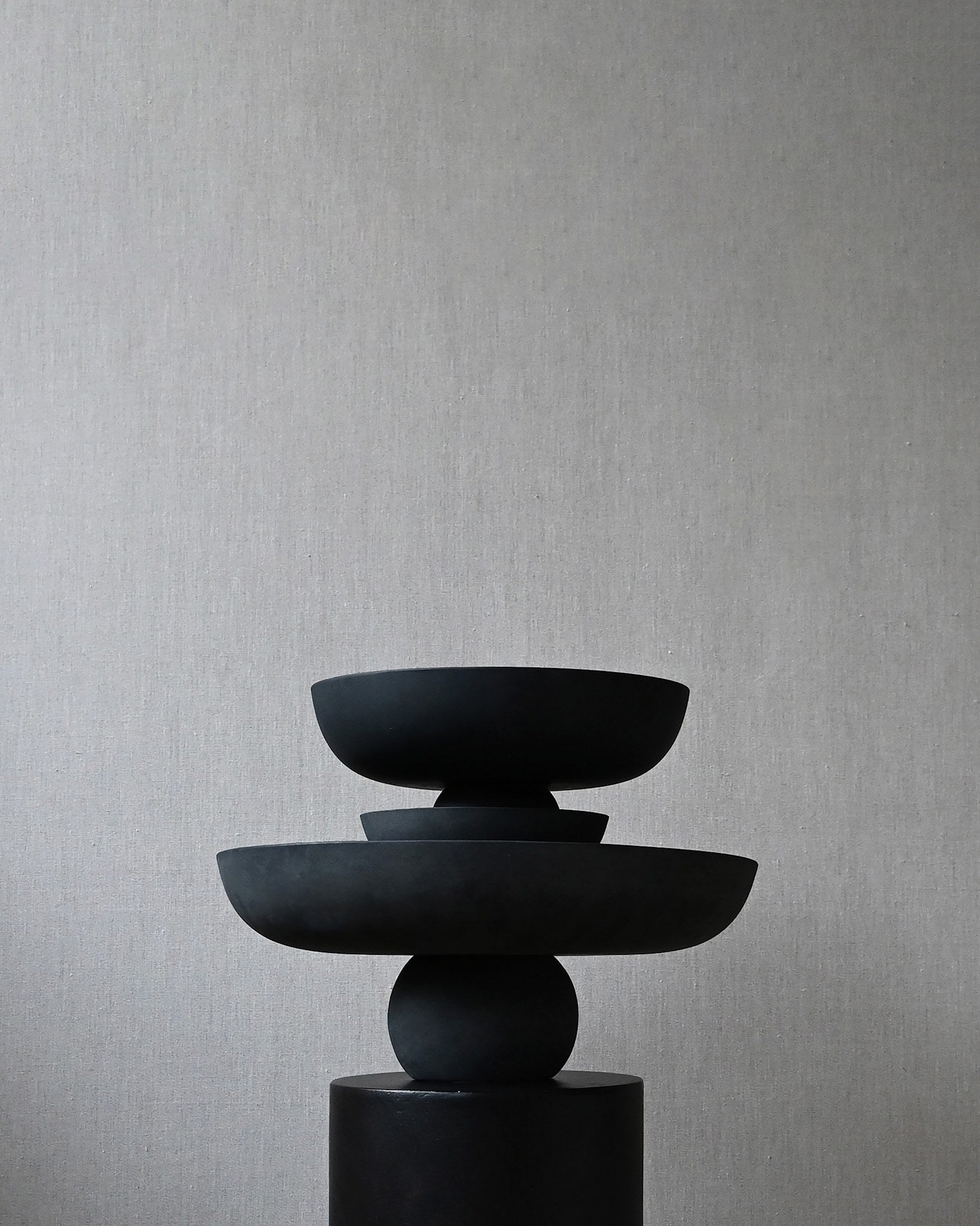 101 Copenhagen - Baburu Bowl, Mini - Black - Ceramic bowl