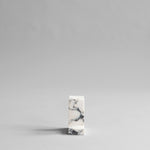 101 Copenhagen - Brick Candle Holder, Tall - Calacatta - Candle Holders