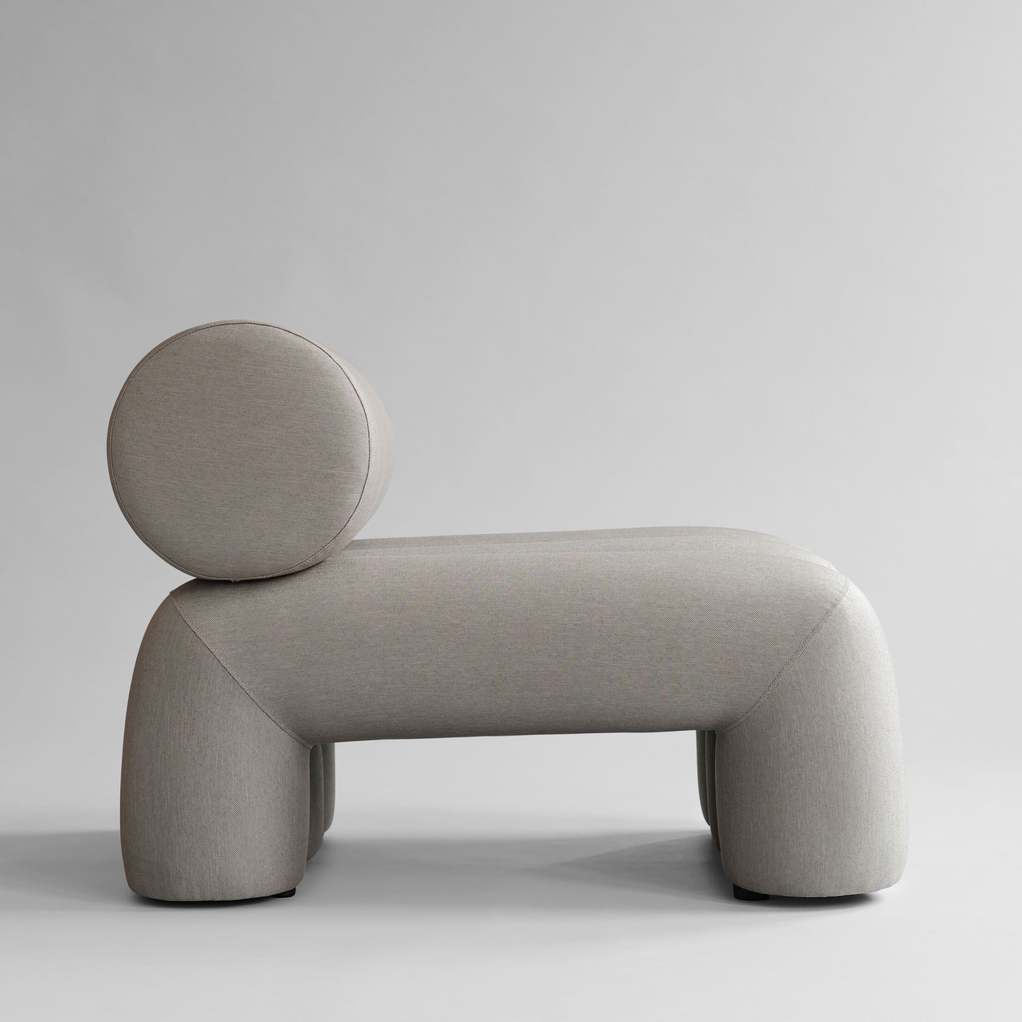 101 Copenhagen - Foku Chair - Taupe (Pallazo 163) - Lounge Chair