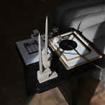 101 Copenhagen - Brick Candle Holder, Low - Limestone - Candle Holders