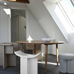 101 Copenhagen - Brick Candle Holder, Low - Limestone - Candle Holders