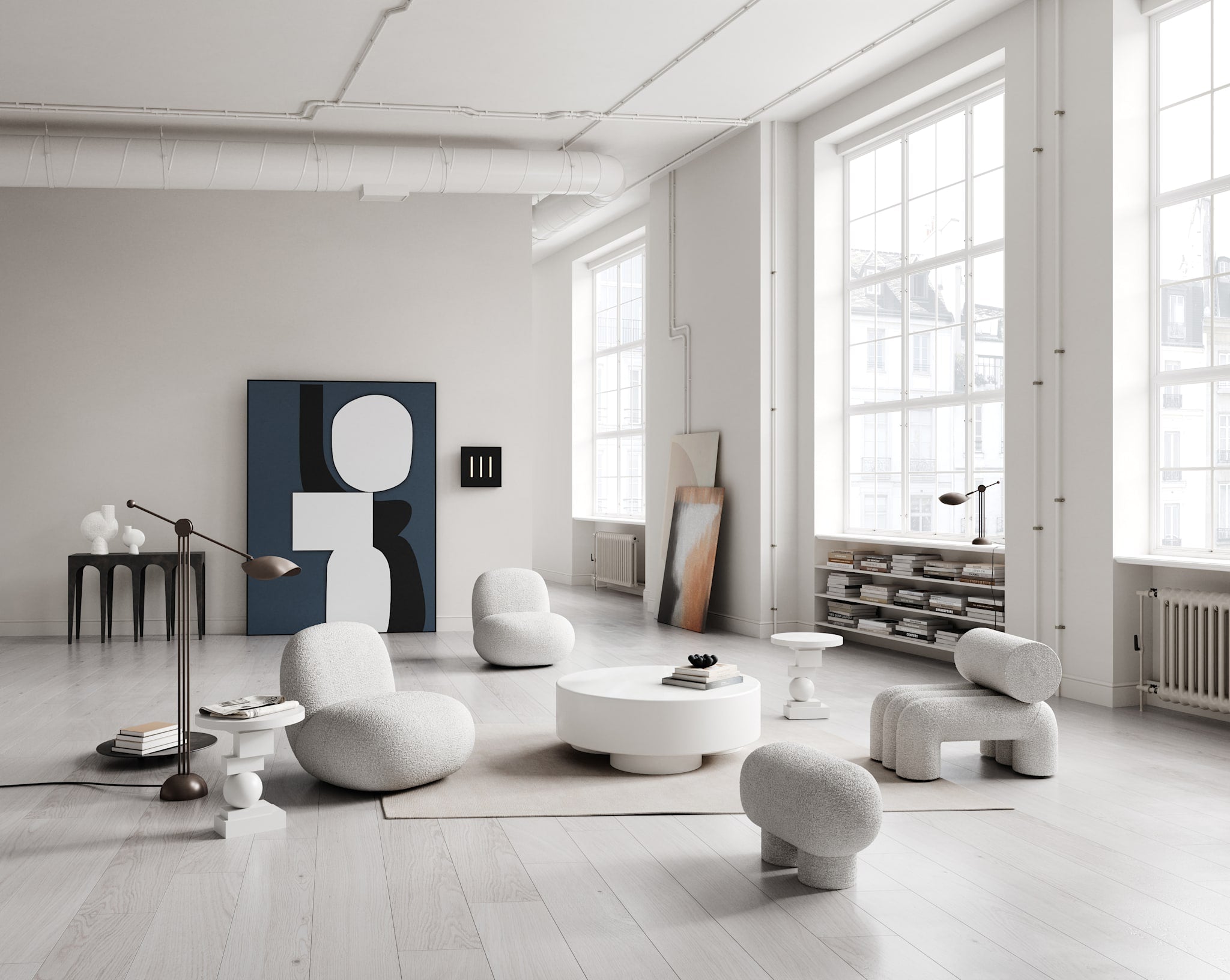 101 Copenhagen - Toe Chair, Flat - Off White (CPH 900) - Lounge Chair