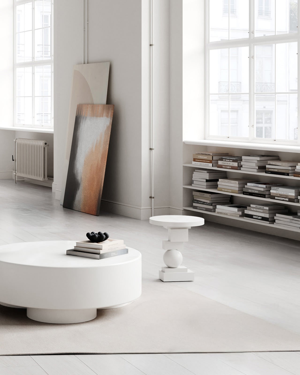 101 Copenhagen - Artist Side Table - Bone White - Side Table