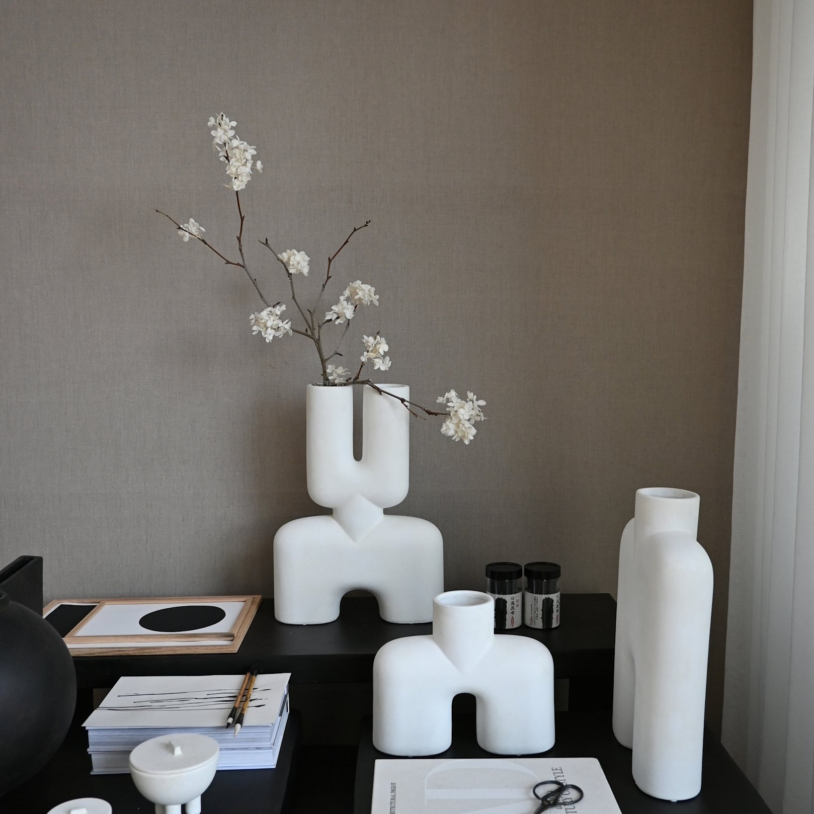 101 Copenhagen - Cobra Vase Uno, Medio - Bone White - Vase