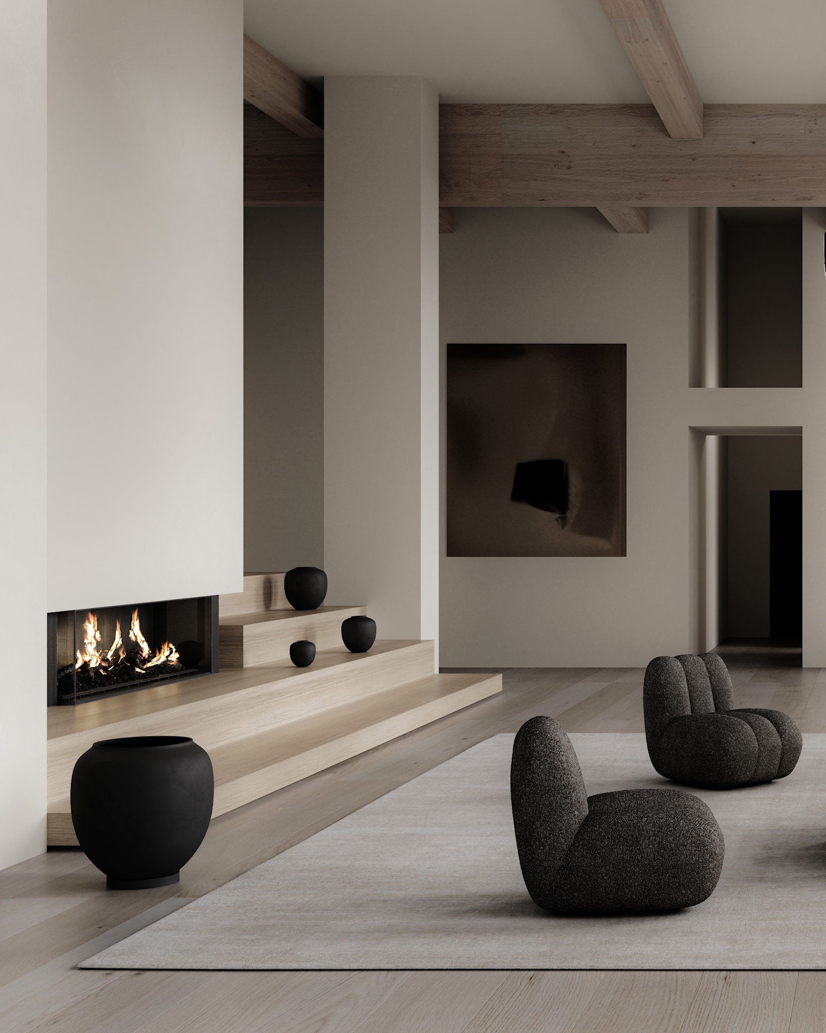 101 Copenhagen - Toe Chair - Deep Taupe (A2635) - Lounge Chair