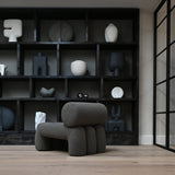 101 Copenhagen - Foku Chair - Deep Taupe (A2635) - Lounge Chair