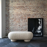 101 Copenhagen - Big Foot Bench - Sandshell (Sheepskin) - Bench