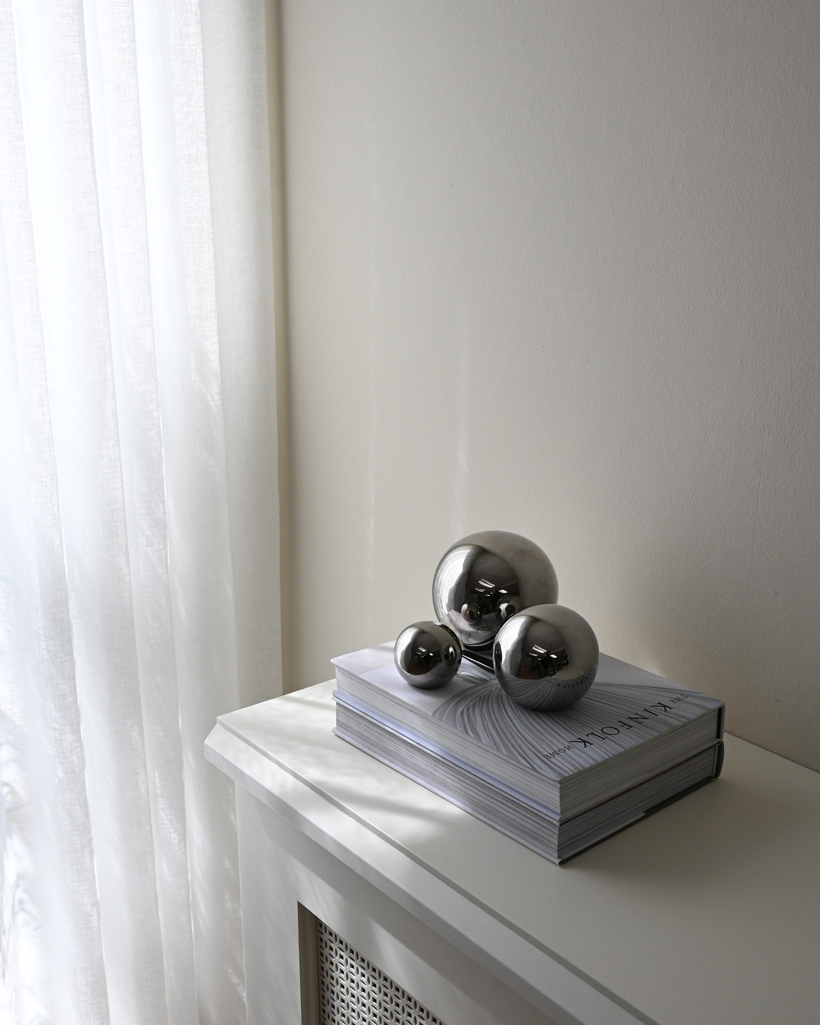 101 Copenhagen - Gallery Balls, Set of 3 - Chrome - Art