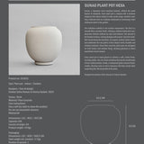 101 Copenhagen - Sunao Plant Pot, Hexa - Birch - Plant Pot