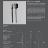 101 Copenhagen - Kogei Salad Servers - Black - Salad Servers
