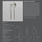 101 Copenhagen - Kogei Salad Servers - Brushed Steel - Salad Servers