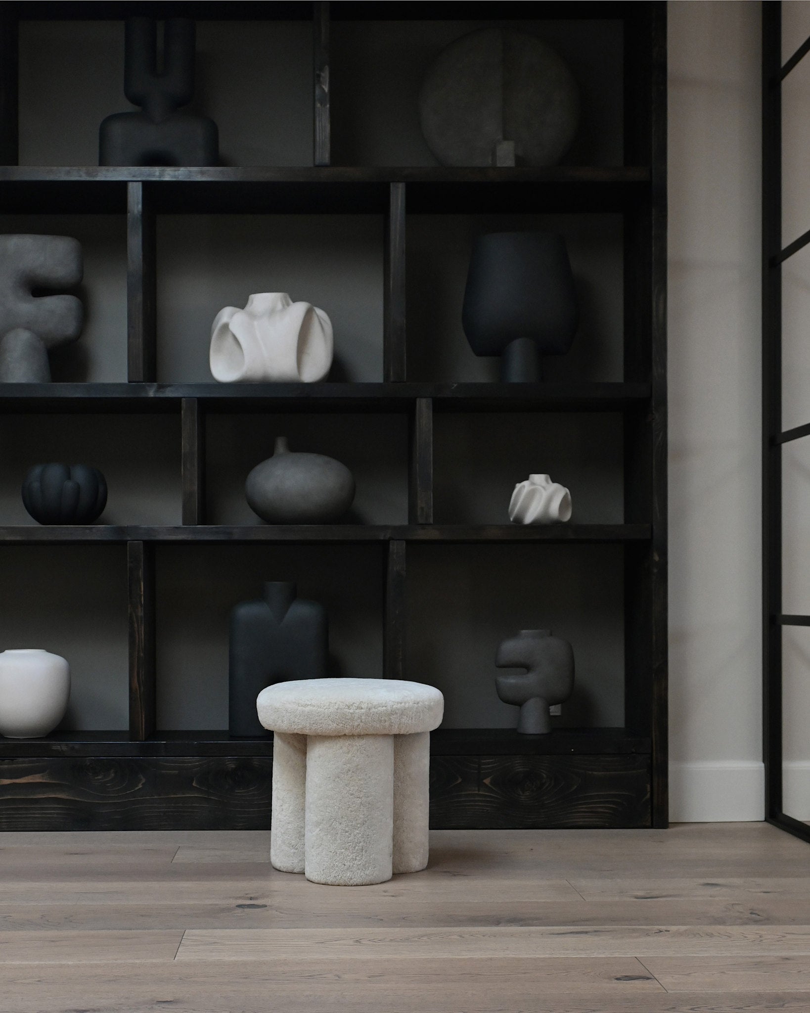 101 Copenhagen - Big Foot Stool - Sandshell (Sheepskin) - Stool