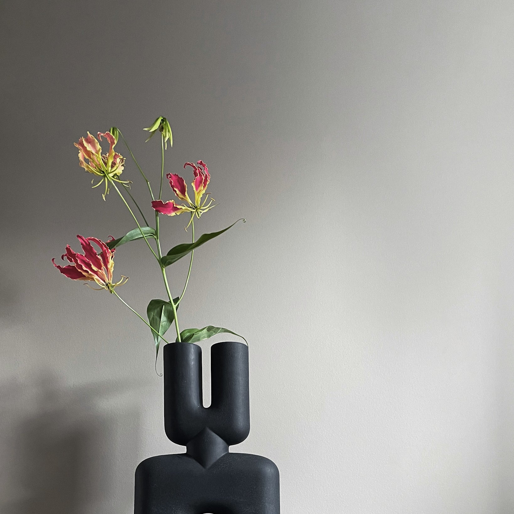 101 Copenhagen - Cobra Vase Double, Medio - Black - Vase