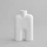 Cobra Vase Tall, Medio - Bone White