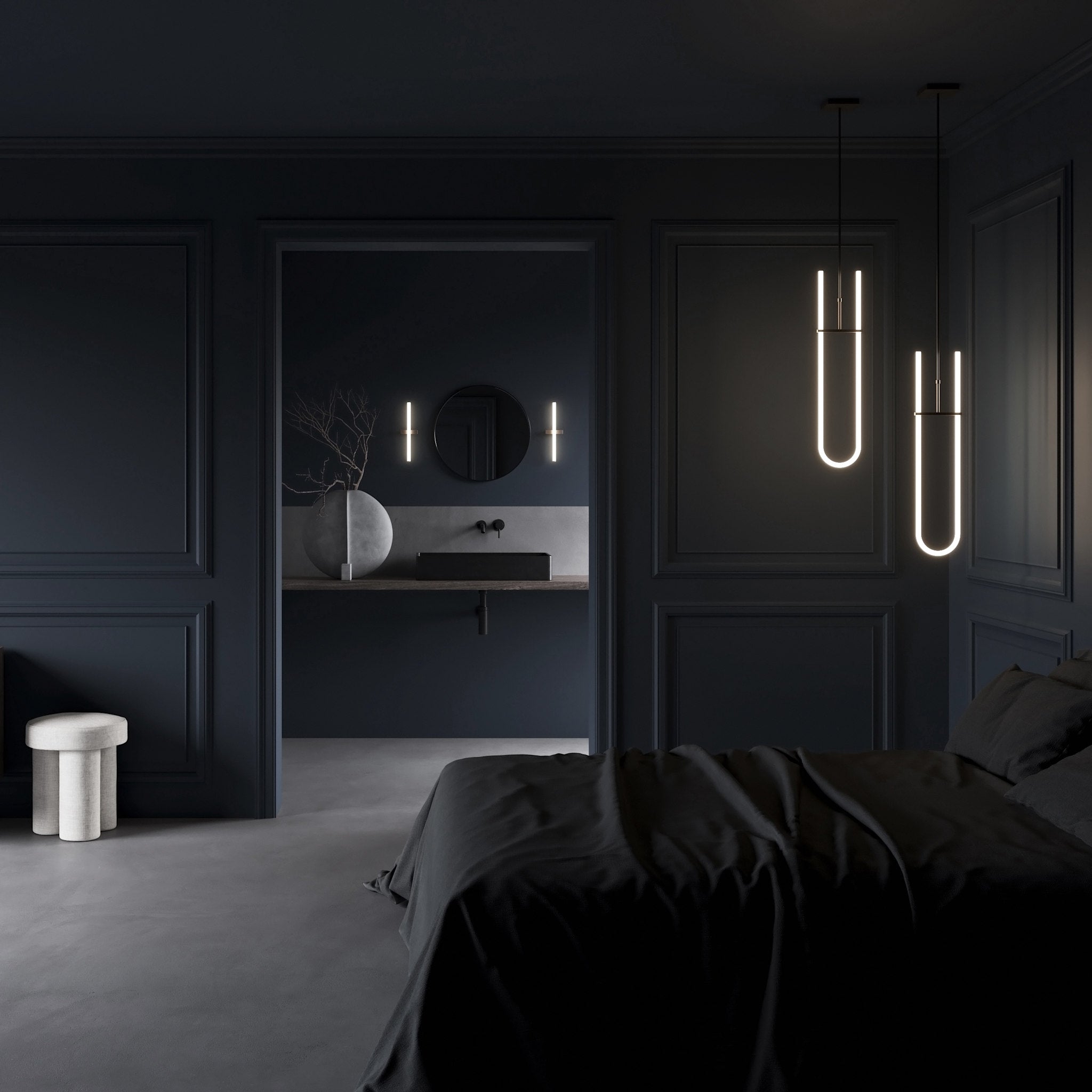 101 Copenhagen - Curve Pendant Lamp - Bronze (5m) - Pendant Lamp