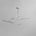 101 Copenhagen - Ghost Chandelier, Big - Chrome (5m) - Chandelier