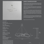 101 Copenhagen - Ghost Chandelier, Mini - Chrome (5m) - Chandelier