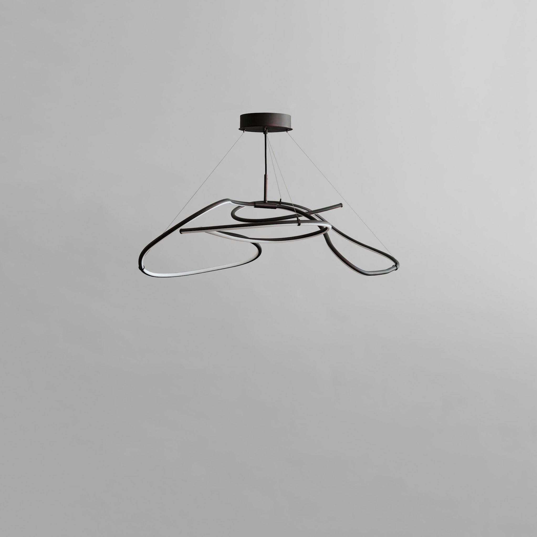 101 Copenhagen Ghost Chandelier, Mini - Burned Black