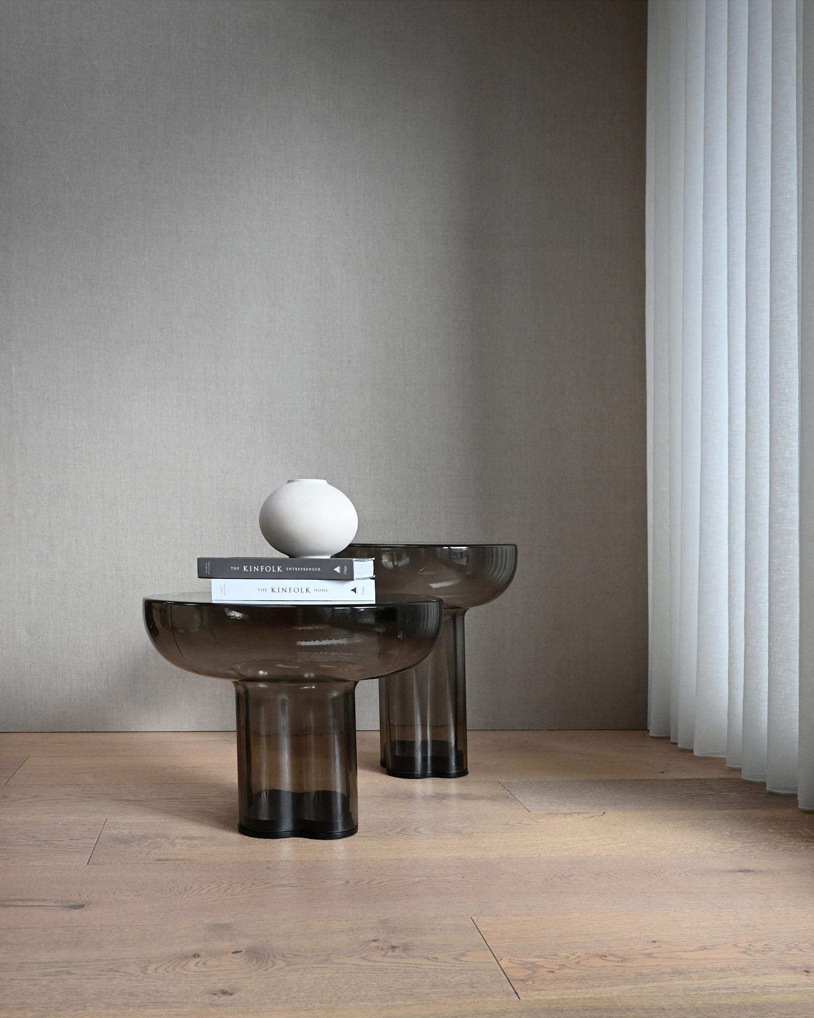101 Copenhagen - Crown Table, Tall - Smoked Forest - Coffee or Side Table