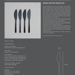 101 Copenhagen - Kogei Knife Fat - Black - Cutlery knife set