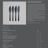 101 Copenhagen - Kogei Knife Fat - Black - Cutlery knife set