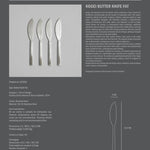 101 Copenhagen - Kogei Knife Fat - Brushed Steel - Cutlery knife set