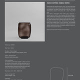 101 Copenhagen - Ishi Coffee Tables, Mini - Smoked Forest - Coffee or Side Table