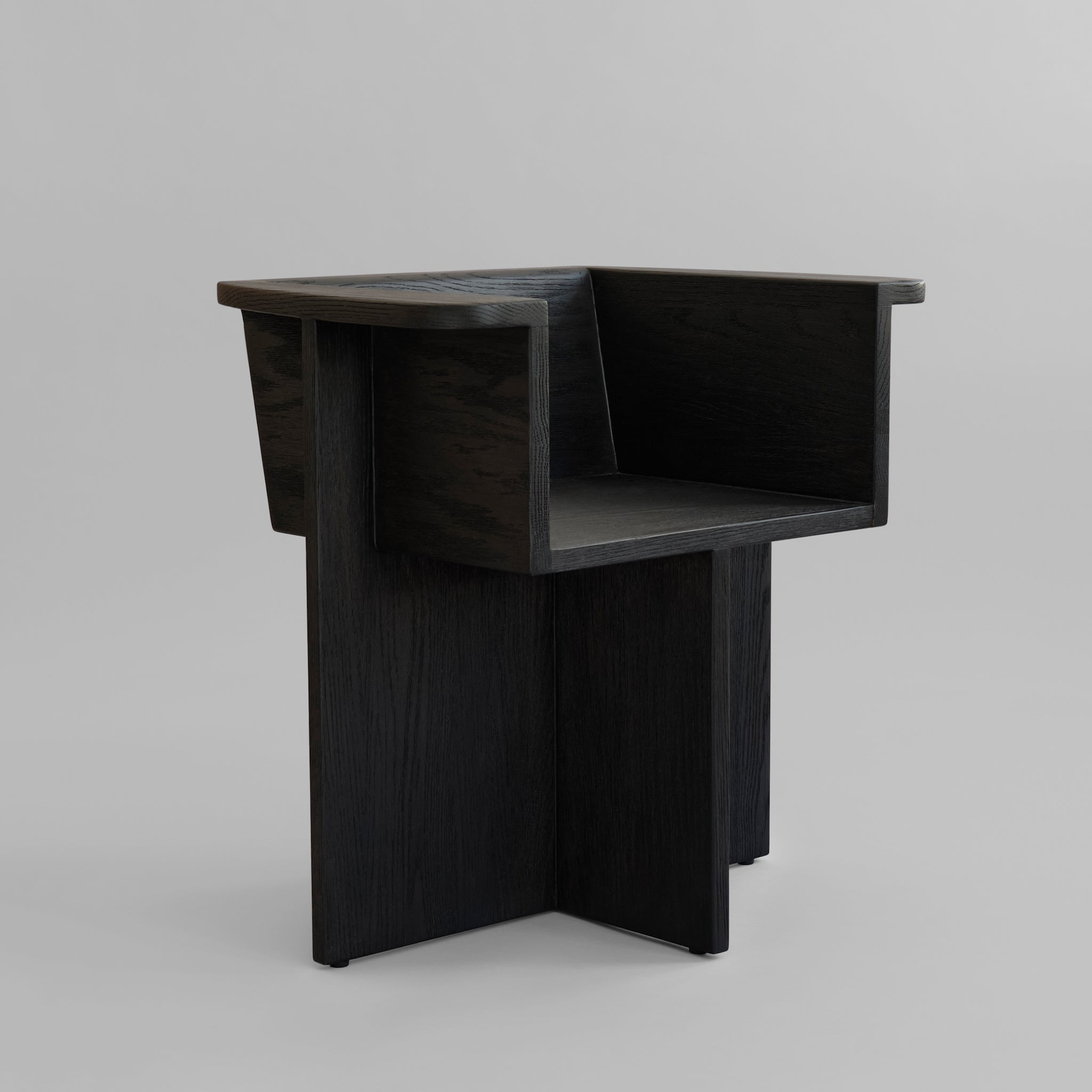 101 Copenhagen - Brutus Dining Chair - Coffee Black Oak - Dining Chair