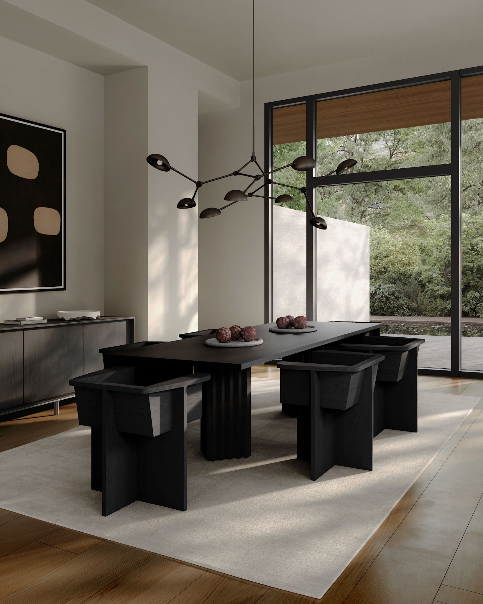 101 Copenhagen - Brutus Dining Chair - Coffee Black Oak - Dining Chair