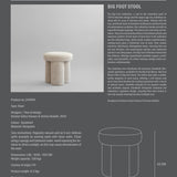 101 Copenhagen - Big Foot Stool - Sandshell (Sheepskin) - Stool
