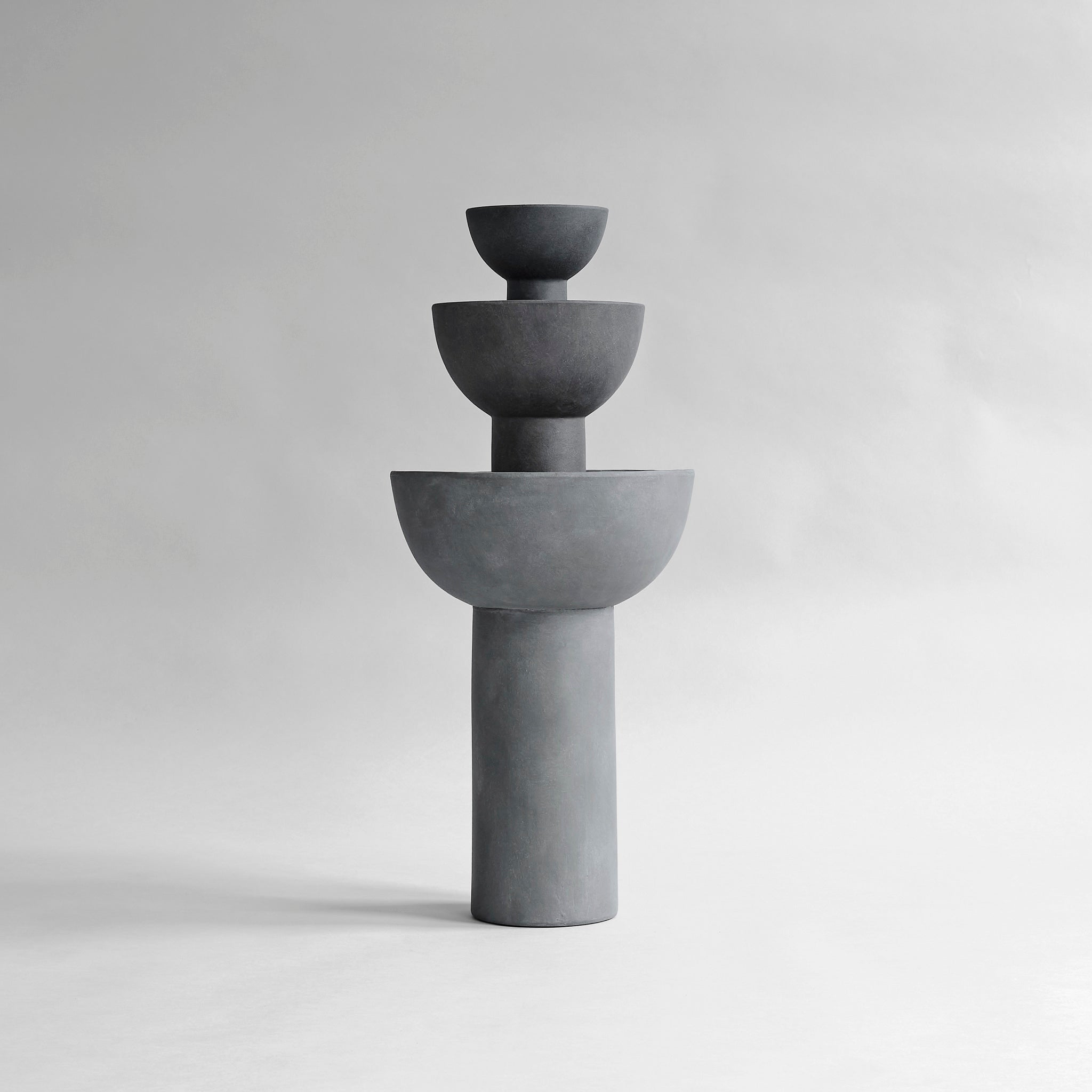 101 Copenhagen - Block Vase, Big - Dark Grey - Archive