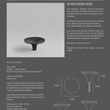 101 Copenhagen - HiHat Knobs, Maxi - Burned Black - Knobs