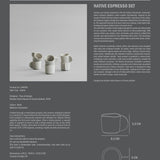 101 Copenhagen - Native Espresso Set - Birch - Cups Set