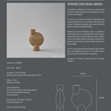 101 Copenhagen - Sphere Vase Bubl, Medio - Ocher - Vase