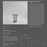 101 Copenhagen - Trumpet Table, Tall - Smoked Desert - Coffee or Side Table