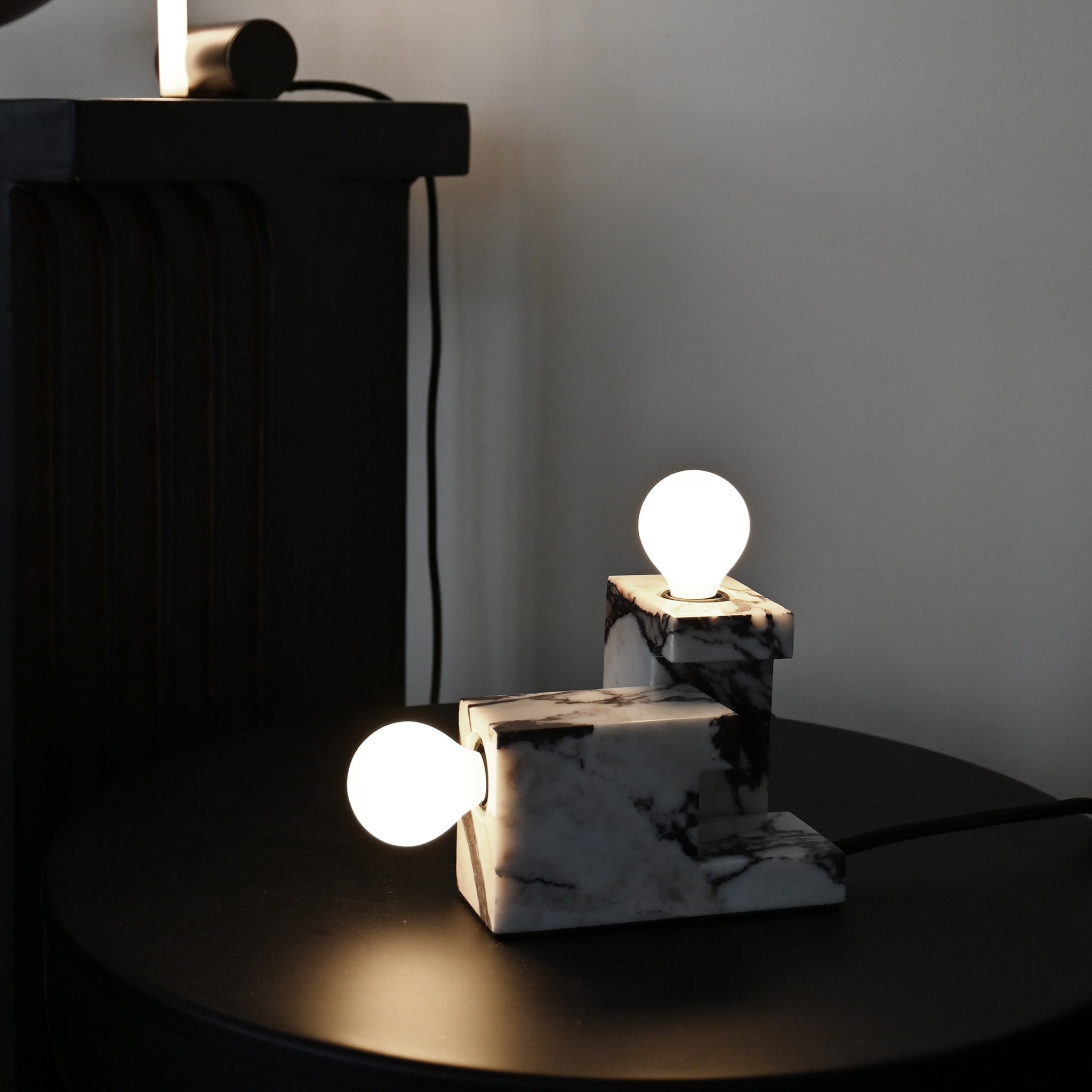 101 Copenhagen Brick Lamp low and Tall