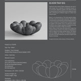 101 Copenhagen - Bloom Tray, Big - Dark Grey - Tray