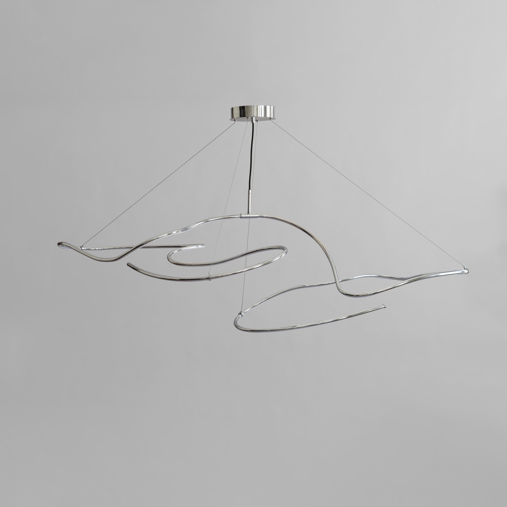 101 Copenhagen - Ghost Chandelier, Big - Chrome - Chandelier