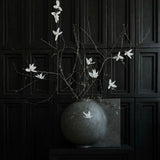 Offset Vase, Big - Dark Grey