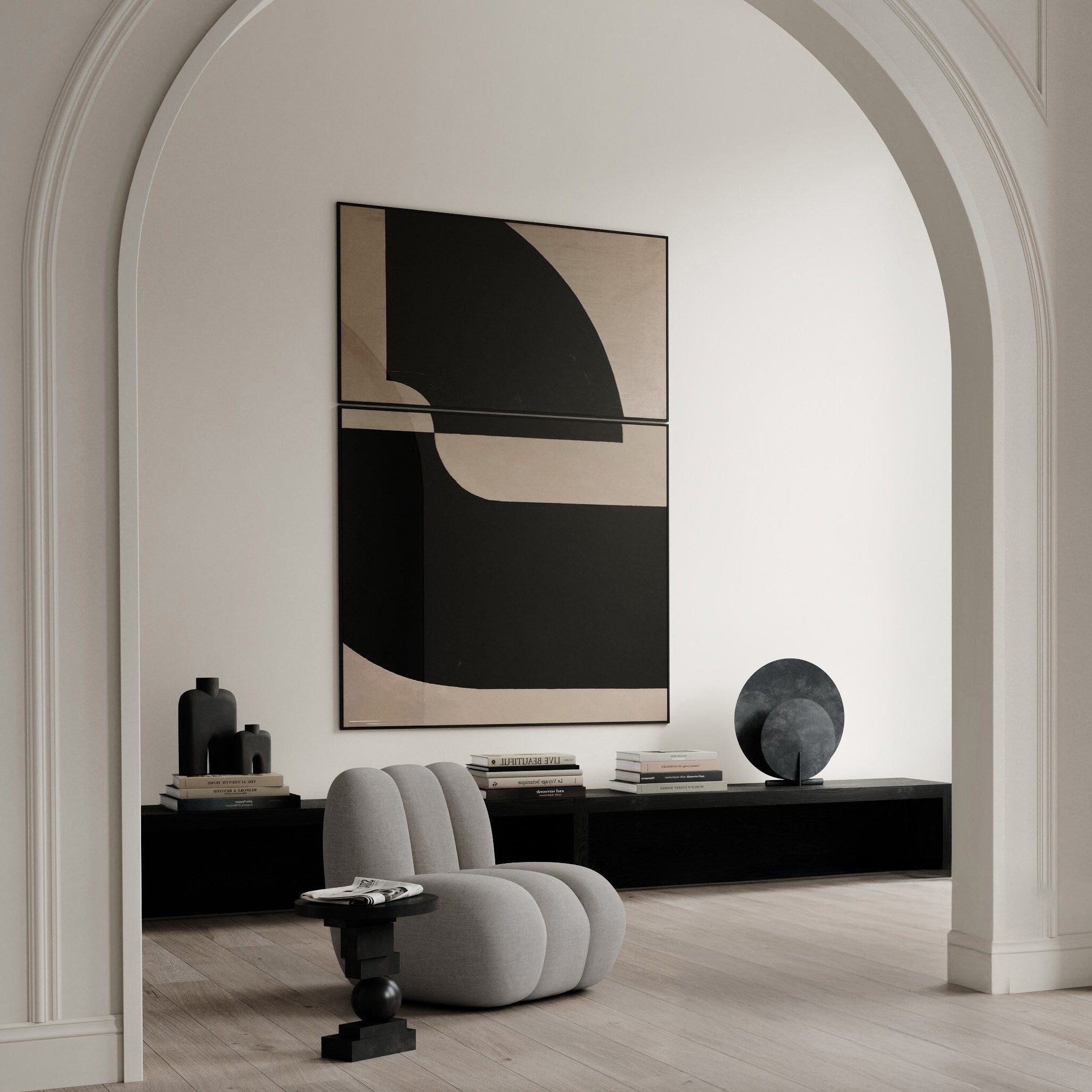 101 Copenhagen - Toe Chair - Taupe - Lounge Chair