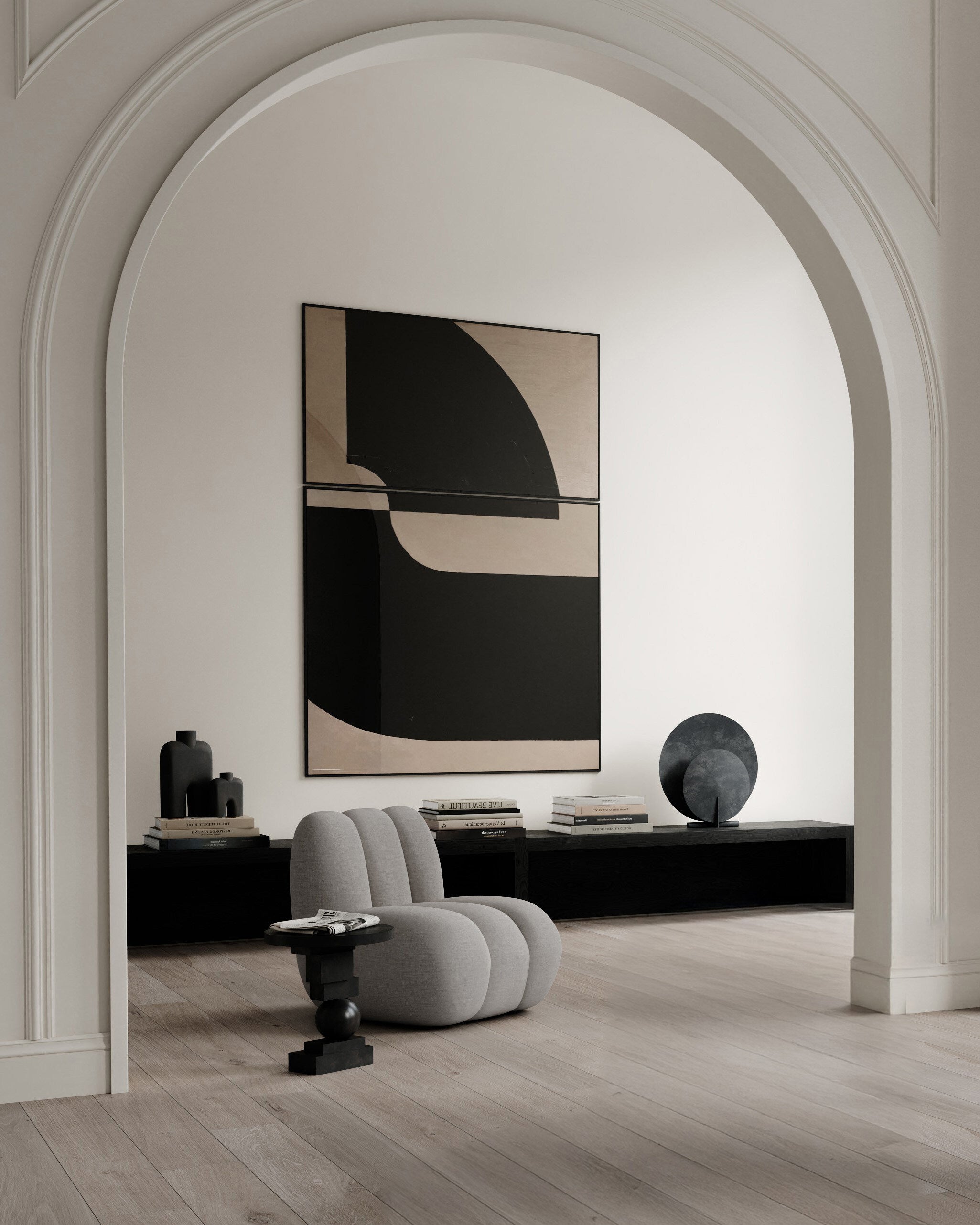 101 Copenhagen - Toe Chair - Taupe - Lounge Chair