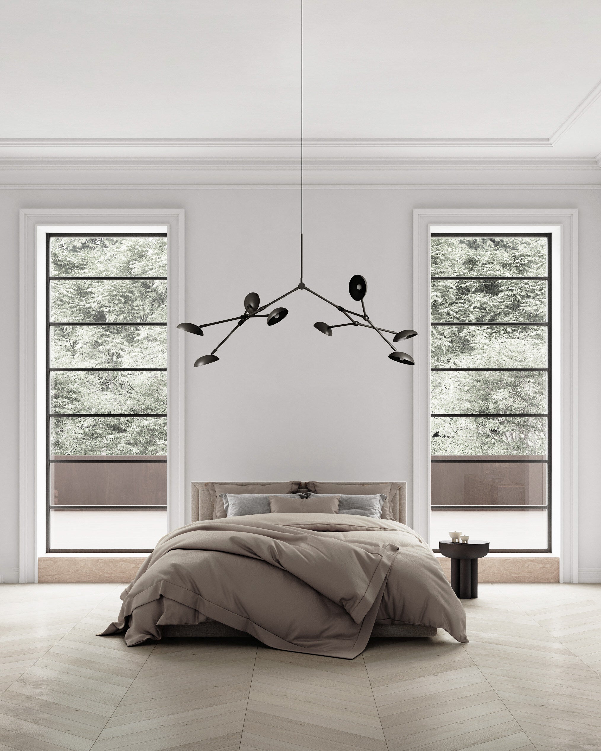 101 Copenhagen - Drop Chandelier - Bronze (5m) - Chandelier