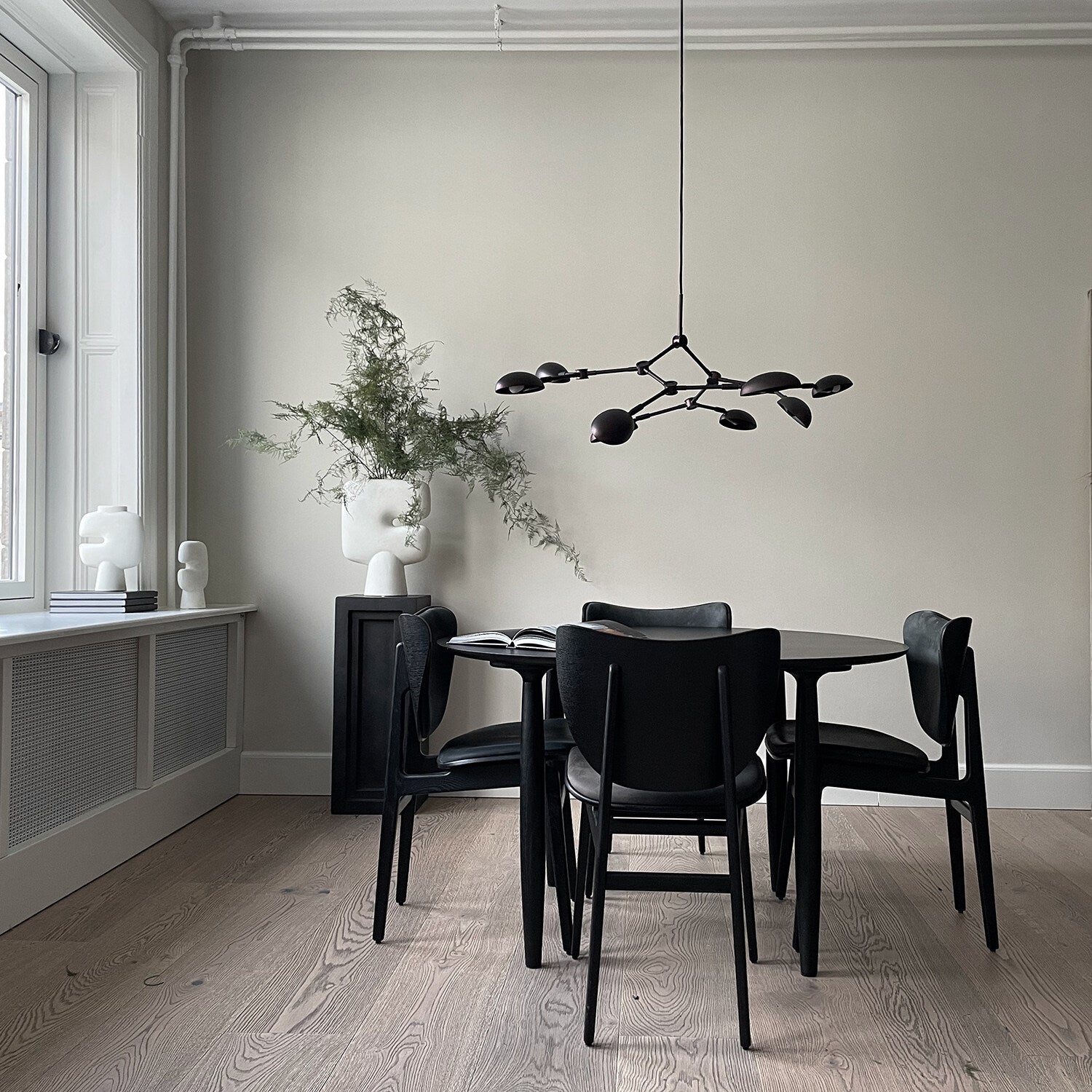 101 Copenhagen - Drop Chandelier, Mini - Burned Black (5m) - Chandelier