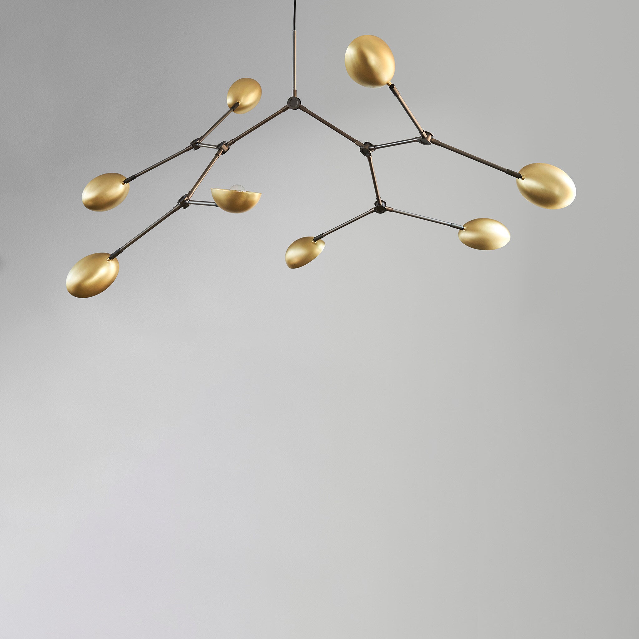 101 Copenhagen - Drop Chandelier - Brass (5m) - Chandelier